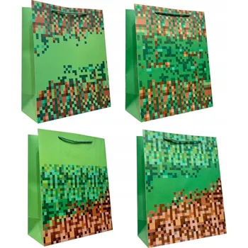 Obraz OZDOBNÁ DÁRKOVÁ TAŠKA MINECRAFT JP0549C 18X23X10CM - RŮZNÉ VZORY