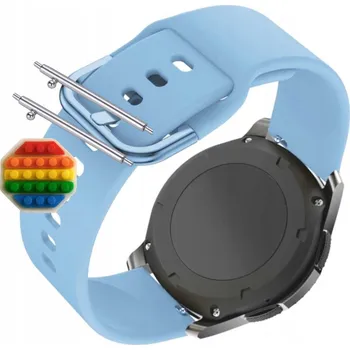 Pouzdro na mobilní telefon Pásek Řemínek pro Garett Kids Cloud 4G, Silikon Modrý Poutko, nastavitelný