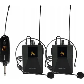 Mikrofon Bezdrátové mikrofony SDR704 Shudder náhlavní + kravatový mikrofon