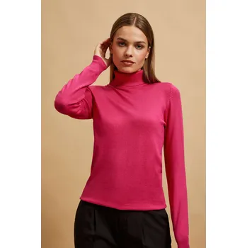 Dámský svetr Rolák Moodo černá | červená | fuchsiová 2502960