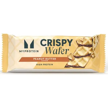 MyProtein Crispy Protein Wafers, 10 x 40 g Příchuť: Arašídové máslo 41,1 g