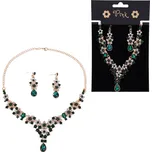 PINK - set Náhrdelník a náušnice Emerald Queen