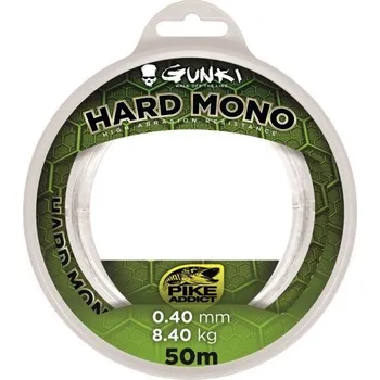 GUNKI Vlasec Hard Mono 50m PRŮMĚR [ mm ]: 0,50mm, NOSNOST [ kg ]: 13,7kg