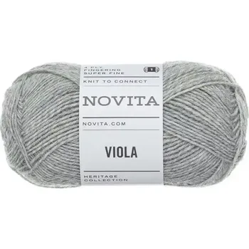 Příze Novita Viola 43 Šedá (Ponožková příze Viola Stein)