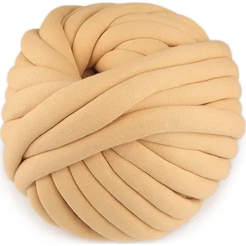 Příze Příze Marshmallow silná Ø23 mm 750 g Balení: 1 m, Varianta: 6 (912) krémová - 8591149672965