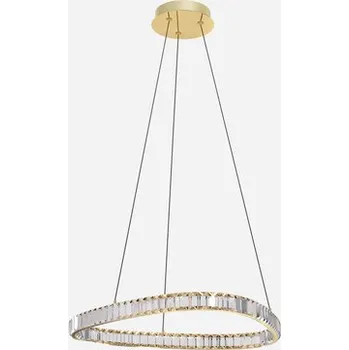 Zlaté LED stropní svítidlo prstenec ATHESA s dálkovým ovládáním