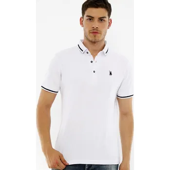 Pánské tričko Pánská polokošile dewberry dewberry bílá 1633632