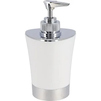 Dávkovač mýdla Dávkovač mýdla Cuesta, bílá/s chromovými prvky, 280 ml