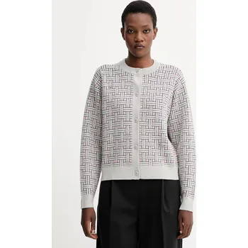 Dámský svetr Kardigan s příměsí vlny Kenzo FF62CA7033CQ šedá 09X, vel. L