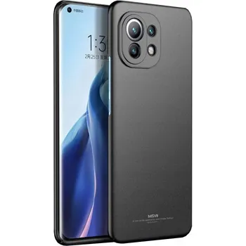 Pouzdro na mobilní telefon Pouzdro Msvii pro Xiaomi Mi 11 Lite / Zadní Kryt Kryt Barva Černá