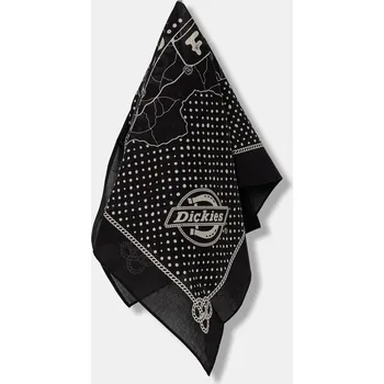 Šátek Bavlněný šátek Dickies černá barva, DK0A87PA 99X, vel. ONE SIZE