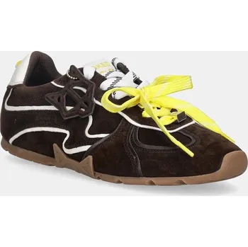 Dámské tenisky Semišové tenisky Naked Wolfe Adored dámské, hnědá barva, Adored Brown Suede Adored.Brown 89X, EUR 37