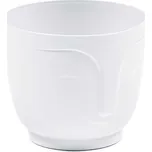 PLASTOVÝ KVĚTINÁČ ZOE 14X16,5 CM BÍLÁ