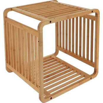 police Modulární police Cube z přírodního bambusu