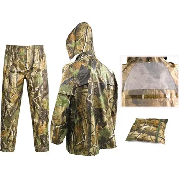 Pláštěnka CZ Souprava CAMOU s kapucí nepromokavá *: Souprava CAMOU s kapucí nepromokavá Velikost M