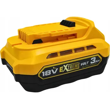 Náhradní Akumulátor DEWALT 18V 3Ah XR Li-Ion s LED indikátorem + gumový povrch