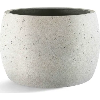 Květináč Grigio Modern Bowl Antique White Ø 90 cm / V 55 cm
