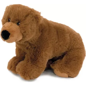 plyšák Plyšový hnědý medvěd 20 × 13 cm pro miminka