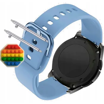 Pouzdro na mobilní telefon Řemínek Řemínek pro Watchmark Fashionwatch WDT95, Silikonový Modrý Smyčka