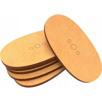 Vrták Oválné MDF podstavce 60x35 mm pro figurky