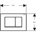 Splachovací tlačítko Geberit Delta30 115.137.21.1