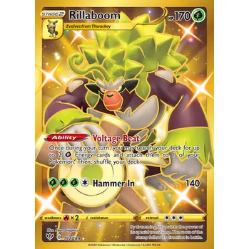 Sběratelská karetní hra Pokémon Rillaboom 197/189 - Darkness Ablaze