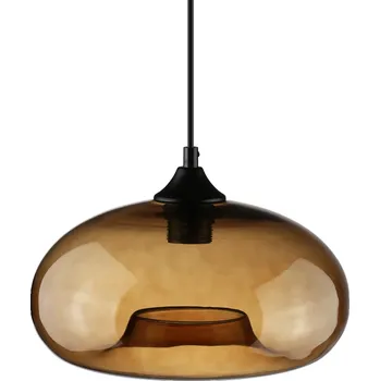 Interlook GB-D28-BR | Moderní skleněné závěsné svítidlo | Hnědý