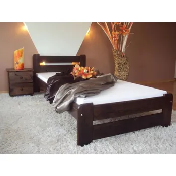 Postel Max-i Postel NEVADA 100x200 | MASIV BOROVICE Zvolte barvu:: moření ořech