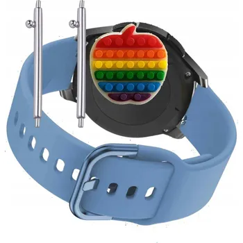 Pouzdro na mobilní telefon Pásek Řemínek pro Forever IGO 2 JW-150, silikon, modrá smyčka, nastavitelný