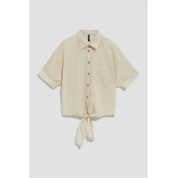 DÁMSKÁ KOŠILE L-KO-4041 L.Béžový Marisse bílá | krémová 2333244