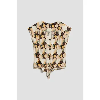 Dámská košile DÁMSKÁ KOŠILE L-KO-4043 D.DUB Moodo černá | bílá | hnědá | zelená | krémová | žlutá | vícebarevná | vícebarevná 2252206