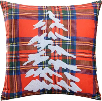 Povlak na dekorativní polštářek VÁNOČNÍ DEKORAČNÍ POVLAK NA POLŠTÁŘ TREE 45X45 CM VZOROVANÁ