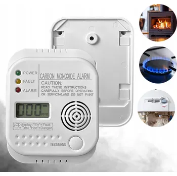 Detektor CO DETEKTOR OXIDU UHELNATÉHO LCD DETEKTOR CO LCD BEZDRÁTOVÝ HLÁSIČ