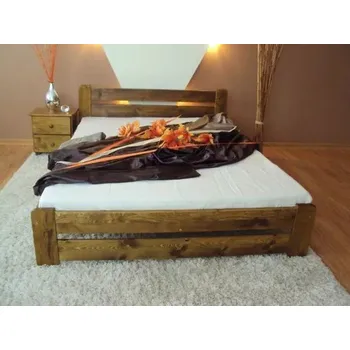 Postel Max-i Postel NEVADA 160x200 | MASIV BOROVICE Zvolte barvu:: moření dub