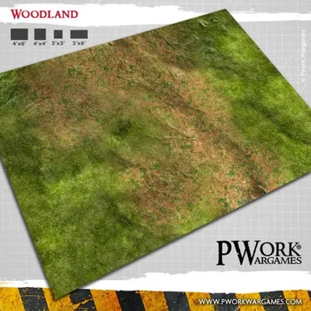 Příslušenství k deskovým hrám Podložka Woodland - Wargames Terrain Mat 92x183 cm (Pwork)