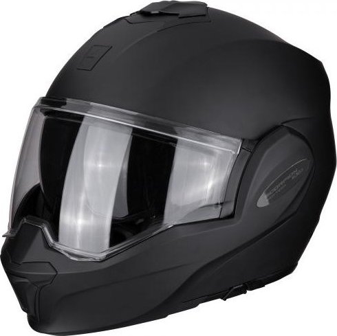 Moto přilba SCORPION EXO-TECH EVO solid černá matná - VÝPRODEJ XXXL