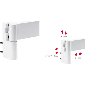 pant ZÁVĚSY PRO PLASTOVÉ DVEŘE - SOLID 150 P