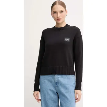 Pánský svetr Bavlněný svetr Calvin Klein Jeans LV047D351G černá 99X, vel. XS