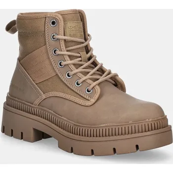 Dámská zimní obuv Farmářky G-Star HUNTINGTON MID BSC W dámské, béžová barva, na plochém podpatku, D28181-01-5062 D28181.01.5062 80X, EUR 41