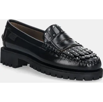 Dámské mokasíny Kožené mokasíny Weekend Max Mara Weekendanlug 2525526015600.BLACK černá 99X, EUR 41