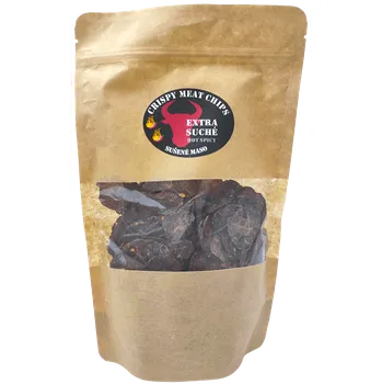 Sušené maso Sušené maso hovězí Spicy Extra Chilli Crispy Meat Chips 200g