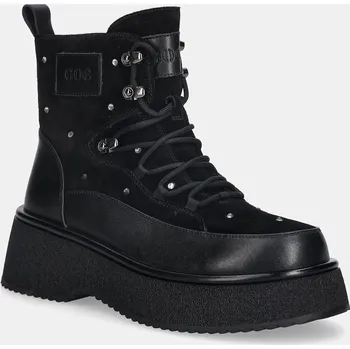 Dámské kozačky Kožené kotníkové boty GOE SS2N4140.BLACK černá 99X, EUR 38
