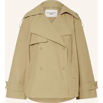 Dámský kabát Marc O'polo Denim Dámský Cropped Trenčkot, olivová, 38