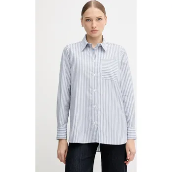 Pánská košile Bavlněná košile Mos Mosh ELINDA 174340 modrá 50X, vel. S