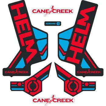 Sport Sada polepů Cane Creek HELM - červená/modrá