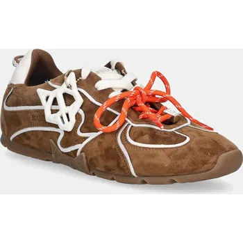Dámské tenisky Semišové tenisky Naked Wolfe Adored dámské, hnědá barva, Adored Tan/White Suede Adored.Tan.White 82X, EUR 36
