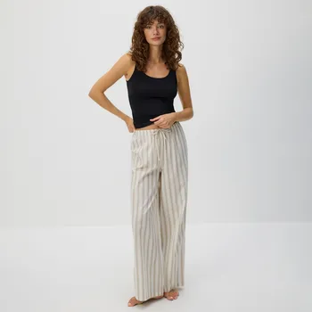 Dámské kalhoty Reserved - Pyžamové kalhoty - béžová - 166EY-08X - 166EY-08X-XXL