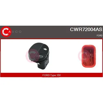 Spínač, zvedací zařízení oken CASCO CWR72004AS