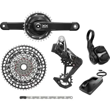 Sada Sram XX SL T-Type Eagle Transmission AXS Powermetr 1x12s DUB, 10-52z, 170 mm