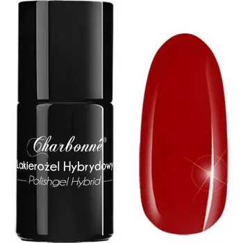 Lak na nehty Hybridní lak CHARBONNE 15 ml, Barva 254 červená Merlin Monroe BEZ TPO